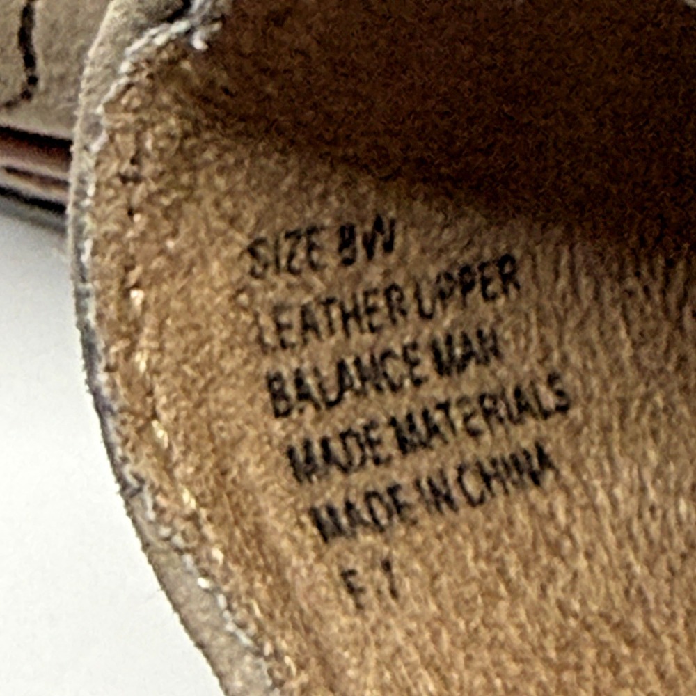 Klogs Footwear Austin Leather Shoes Women 8 W Wide Taupe Suede Leaf Vine Boho - Picture 10 of 13